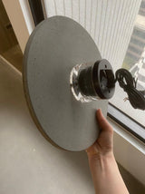 Modern PIN Terrazzo Round Wall Sconce Integrated LED Interior Lighting in Concrete and Stone