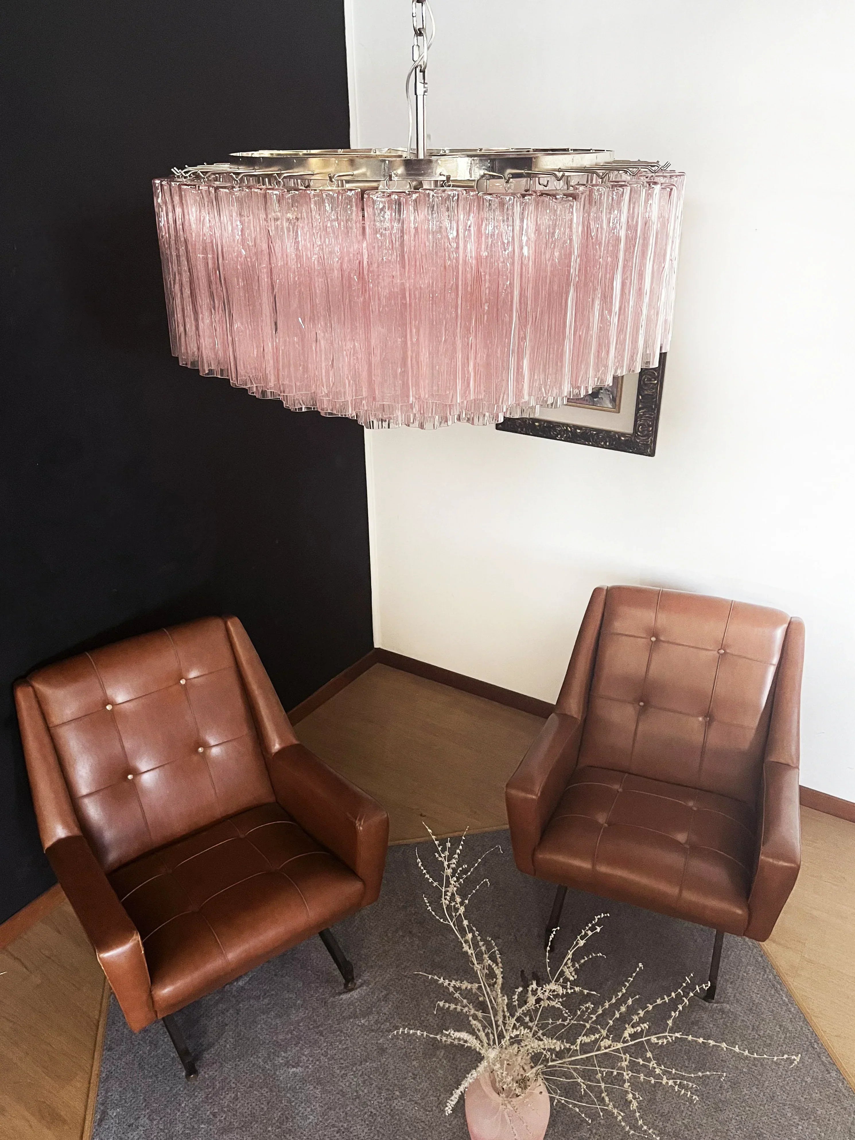 modern-pink-glass-tube-chandelier-luxury-murano-style-pendant-light-for-living-room