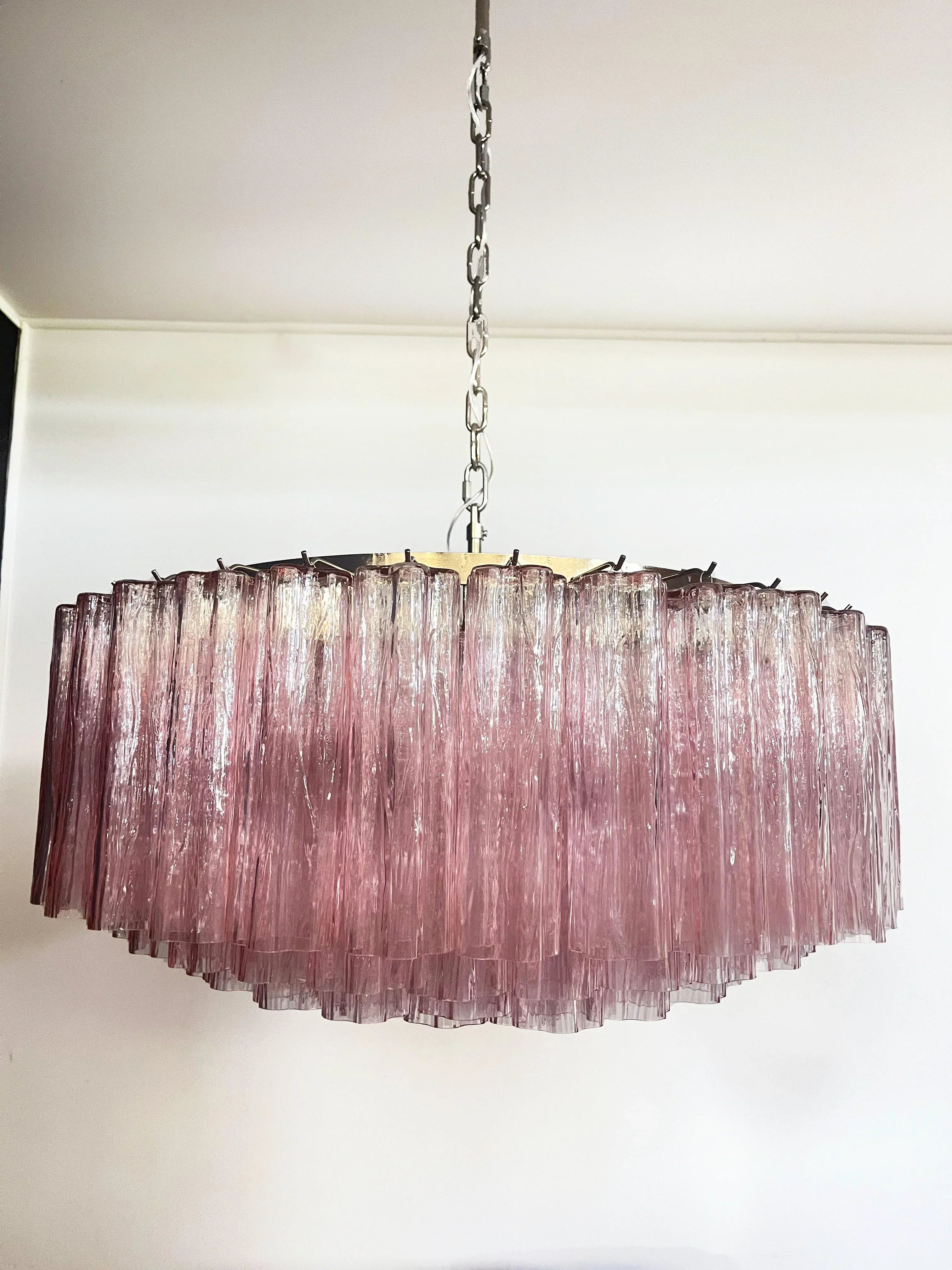 modern-pink-glass-tube-chandelier-luxury-murano-style-pendant-light-for-living-room