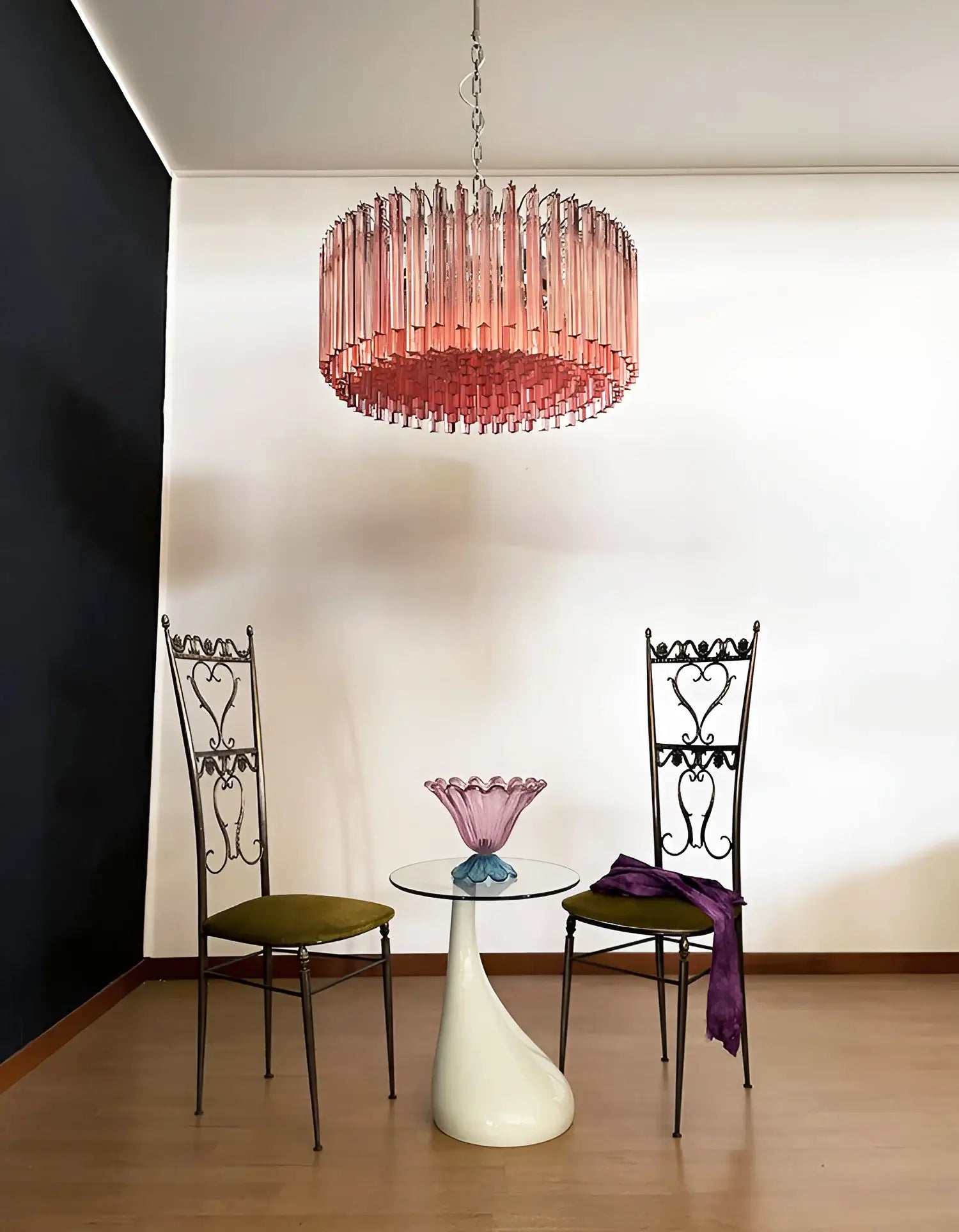 modern-pink-murano-triedri-round-glass-prism-chandelier-for-elegant-interior-lighting