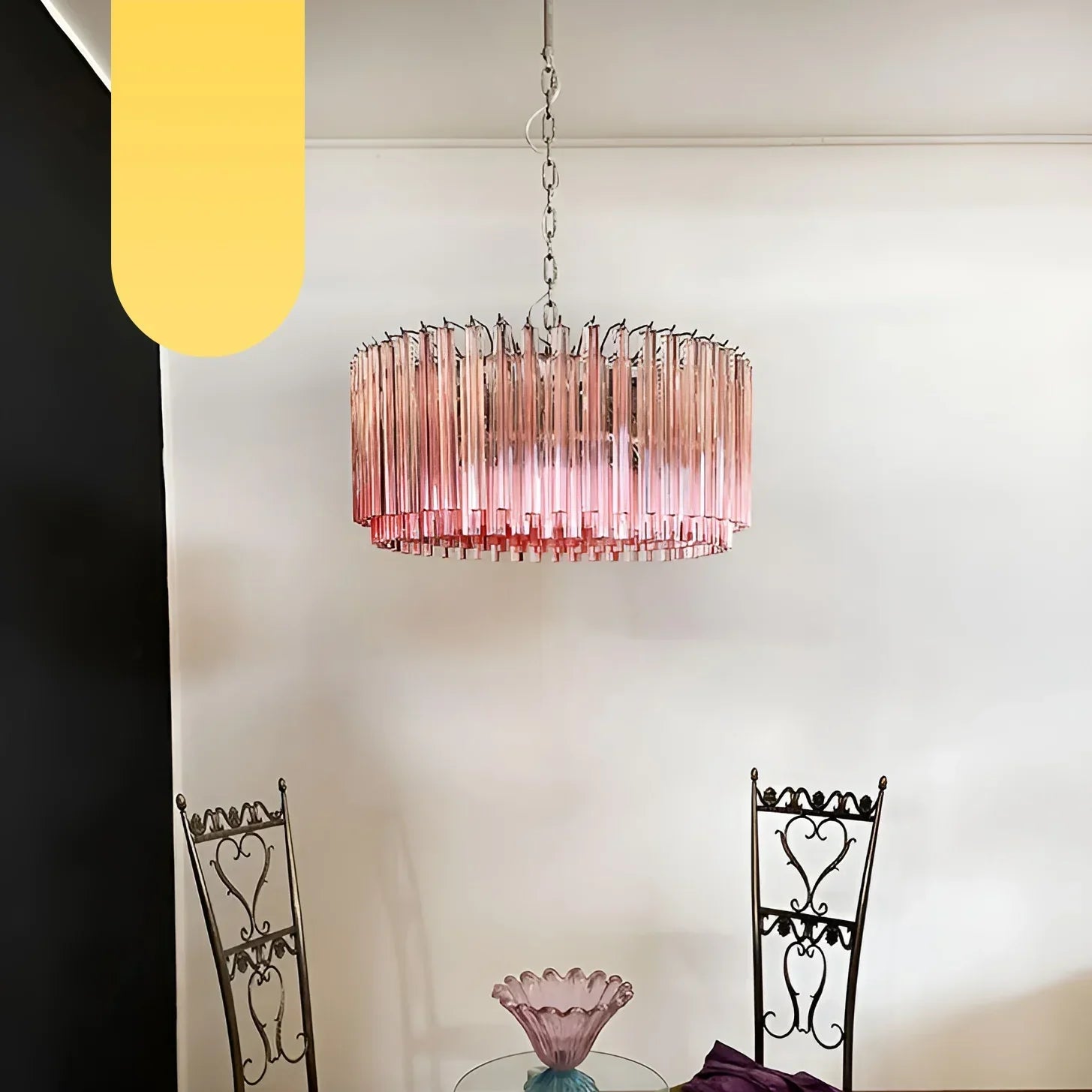 modern-pink-murano-triedri-round-glass-prism-chandelier-for-elegant-interior-lighting