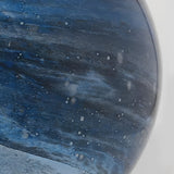 Modern Planet Inspired Glass Globe Outdoor Post Lights Waterproof Deck Fence Lighting for Garden Villa