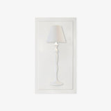 Modern Plaster LED Wall Lamp Minimalist Portrait Sconce for Picture Lighting