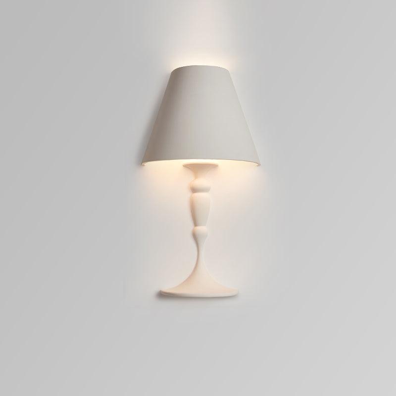 Modern Plaster LED Wall Lamp Minimalist Portrait Sconce for Picture Lighting