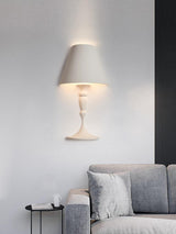 Modern Plaster LED Wall Lamp Minimalist Portrait Sconce for Picture Lighting