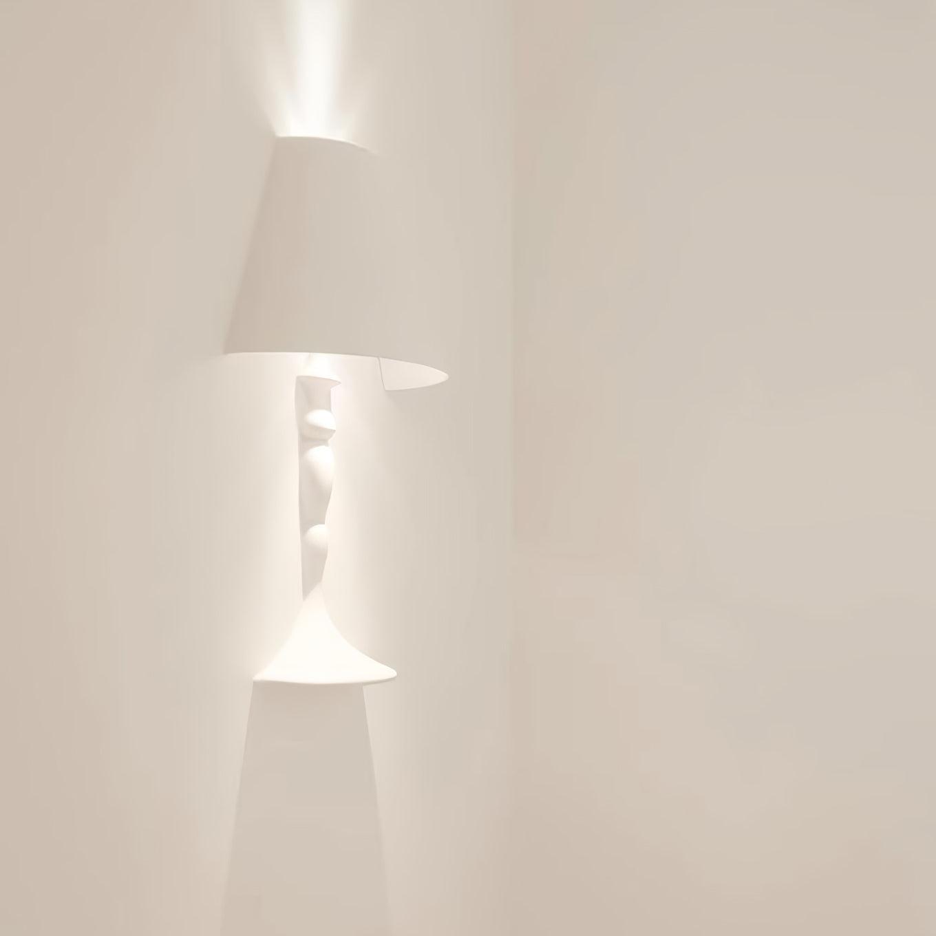 Modern Plaster LED Wall Lamp Minimalist Portrait Sconce for Picture Lighting