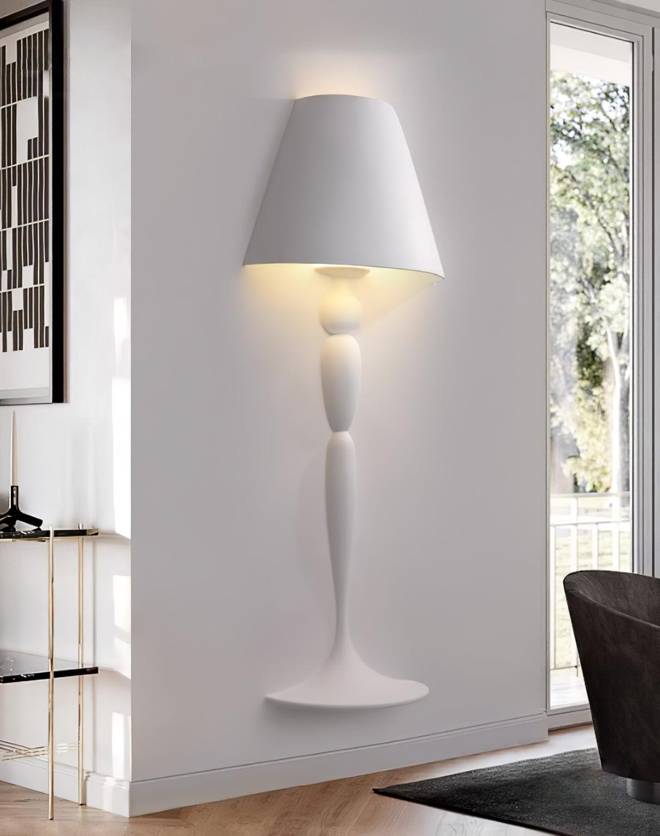 Modern Plaster LED Wall Lamp Minimalist Portrait Sconce for Picture Lighting