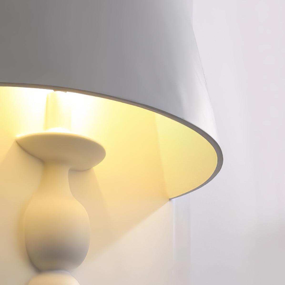 Modern Plaster LED Wall Lamp Minimalist Portrait Sconce for Picture Lighting