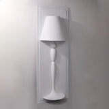 Modern Plaster LED Wall Lamp Minimalist Portrait Sconce for Picture Lighting