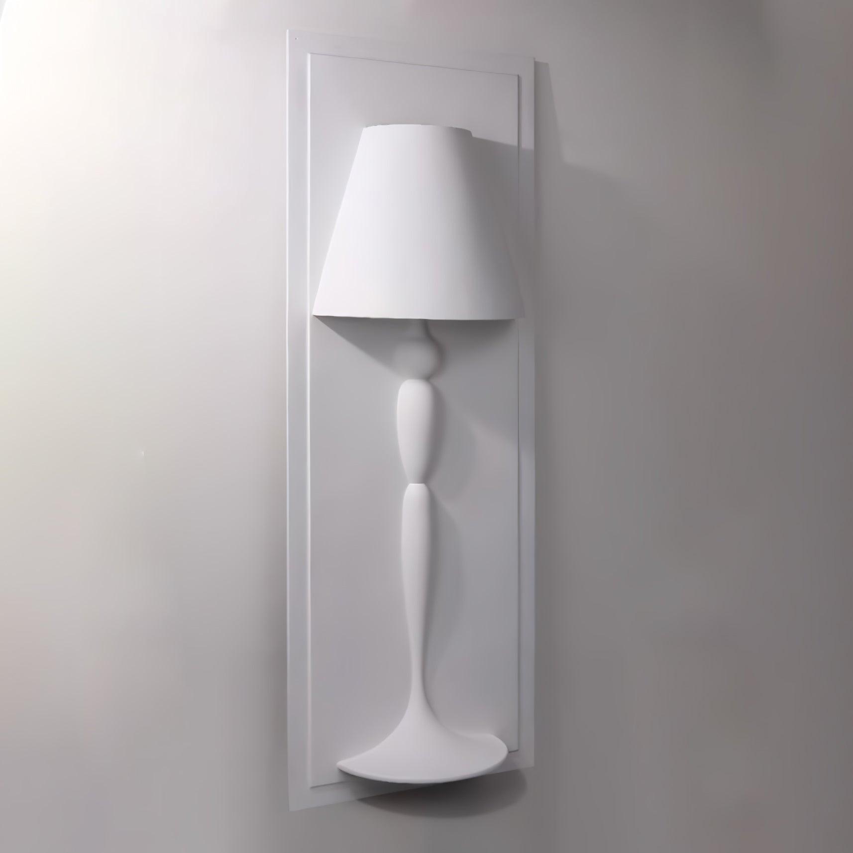 Modern Plaster LED Wall Lamp Minimalist Portrait Sconce for Picture Lighting