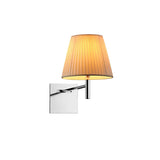Modern Polished Chrome Prism Wall Sconce with Layered Shade for Indoor Lighting