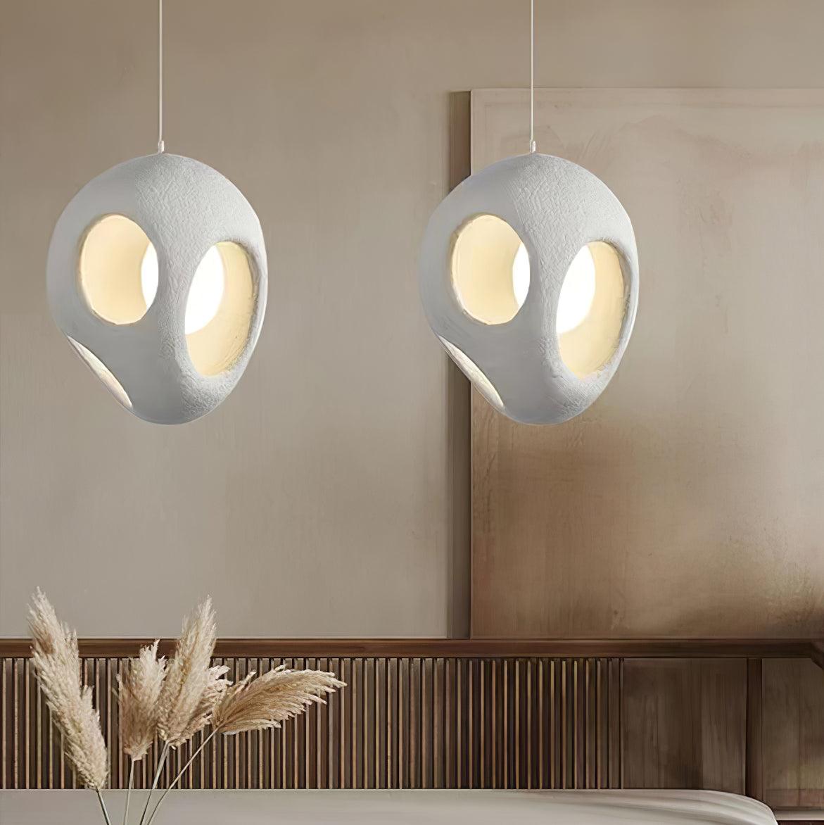 Modern Polystyrene Geometric Pendant Light for Minimalist Interior Design and Dining Room Decor