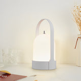 Modern Portable LED Lantern Table Lamp Cordless Rechargeable Ambient Light for Patio and Bedside