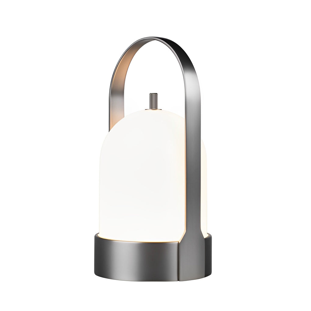 Modern Portable LED Lantern Table Lamp Cordless Rechargeable Ambient Light for Patio and Bedside