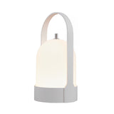 Modern Portable LED Lantern Table Lamp Cordless Rechargeable Ambient Light for Patio and Bedside