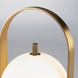 Modern Portable LED Lantern Table Lamp Cordless Rechargeable Ambient Light for Patio and Bedside