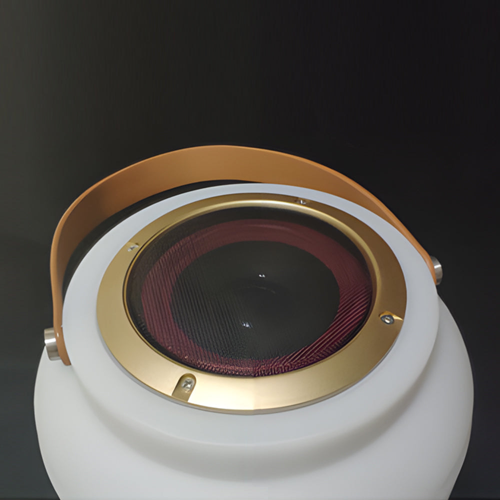 Modern Portable RGB LED Outdoor Lantern with Wireless Speaker Solar and USB Charging