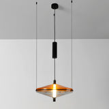 Modern Proton Cone LED Pendant Lamp Acrylic Hanging Light for Dining and Living Rooms