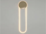 Modern RA Circular LED Wall Sconce Abstract Metal Disc Lighting for Bedroom or Living Room