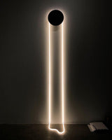 Modern RA Circular LED Wall Sconce Abstract Metal Disc Lighting for Bedroom or Living Room