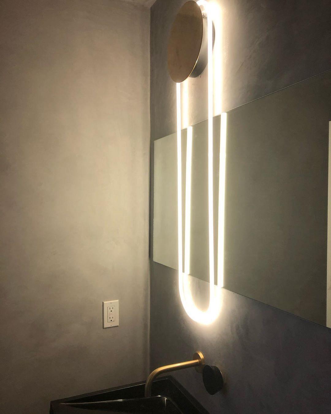 Modern RA Circular LED Wall Sconce Abstract Metal Disc Lighting for Bedroom or Living Room