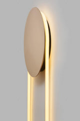 Modern RA Circular LED Wall Sconce Abstract Metal Disc Lighting for Bedroom or Living Room