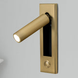 Modern Recessed LED Bedside Reading Wall Sconce Set of 2 Adjustable Swivel Light
