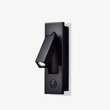 Modern Recessed LED Bedside Reading Wall Sconce Set of 2 Adjustable Swivel Light