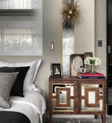 Modern Recessed LED Bedside Reading Wall Sconce Set of 2 Adjustable Swivel Light