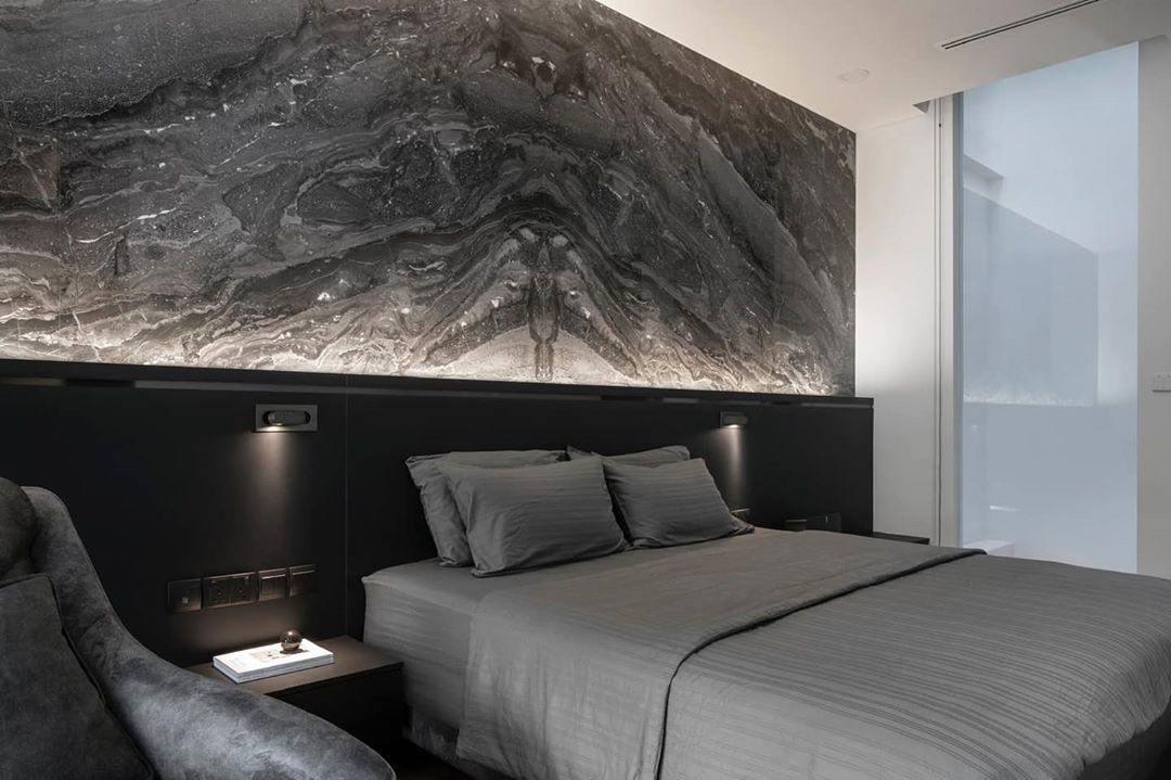 Modern Recessed LED Bedside Wall Sconce with Adjustable Reading Light and Push Button Mechanism