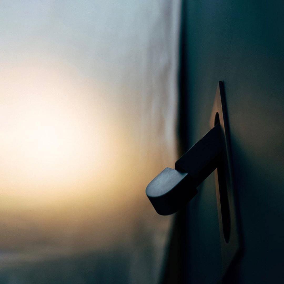 Modern Recessed LED Bedside Wall Sconce with Adjustable Reading Light and Push Button Mechanism