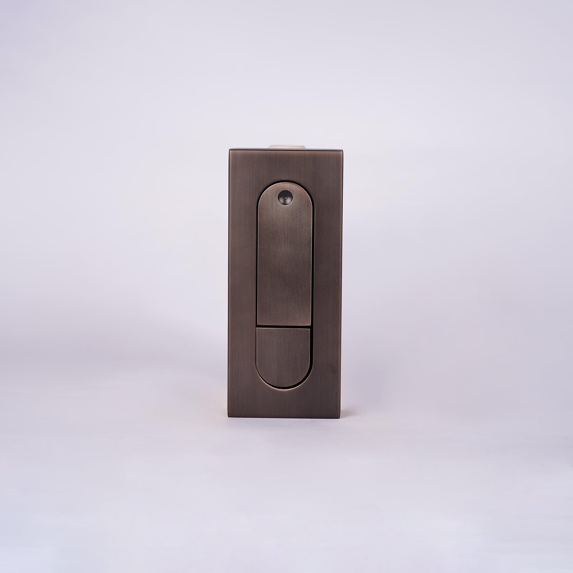 Modern Recessed LED Bedside Wall Sconce with Adjustable Reading Light and Push Button Mechanism