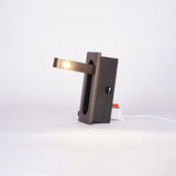 Modern Recessed LED Bedside Wall Sconce with Adjustable Reading Light and Push Button Mechanism