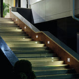 Modern Recessed LED Outdoor Step Lights IP54 Waterproof Stairway Sconces for Landscape Lighting