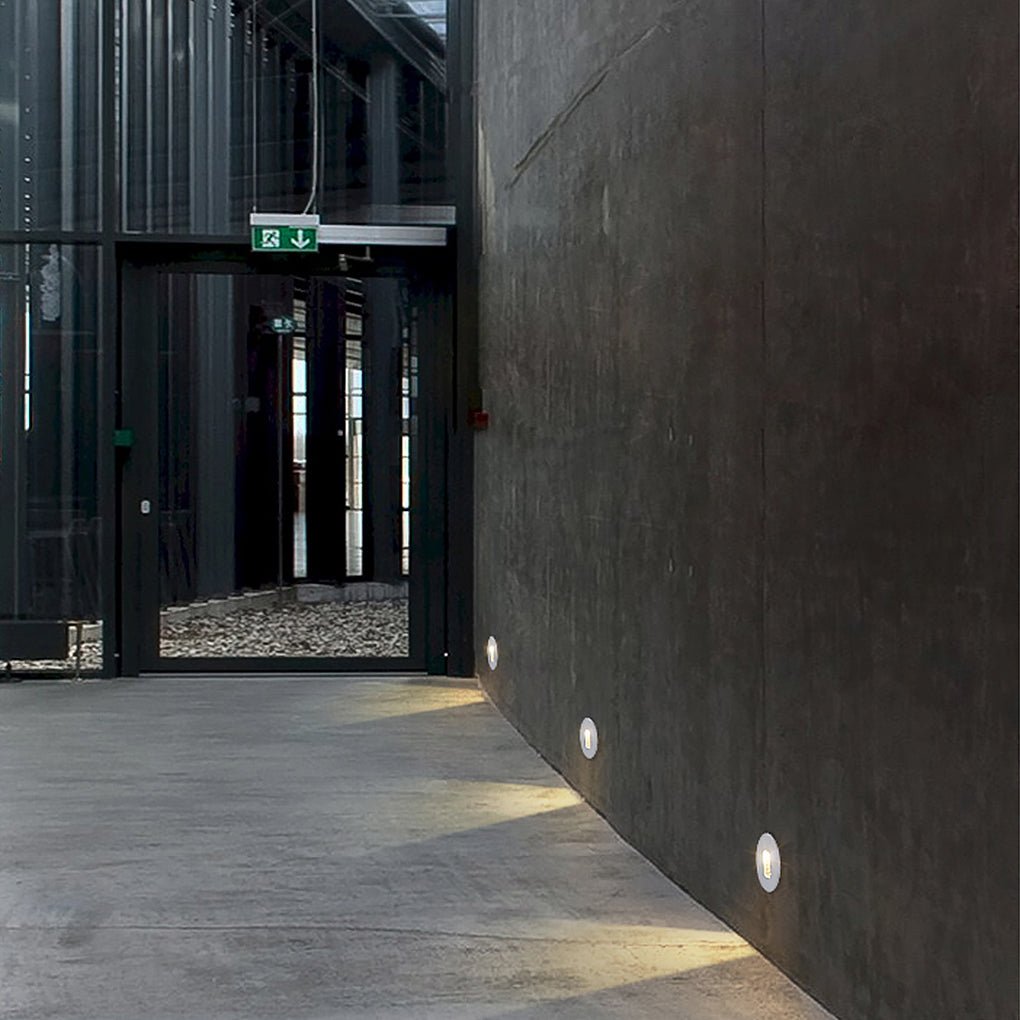 Modern Recessed LED Outdoor Step Lights IP54 Waterproof Stairway Sconces for Landscape Lighting