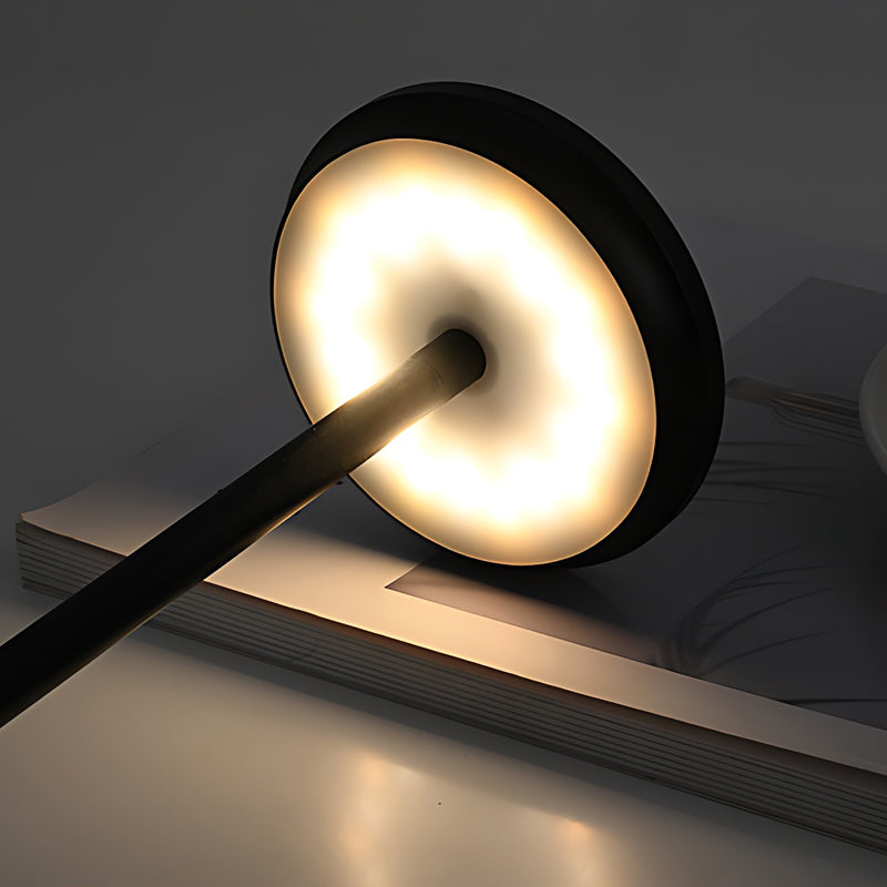Modern Rechargeable Cordless LED Table Lamp with Touch Control Ambient Light for Restaurants and Home Use