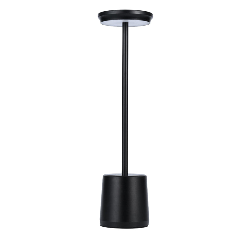 Modern Rechargeable Cordless LED Table Lamp with Touch Control Ambient Light for Restaurants and Home Use