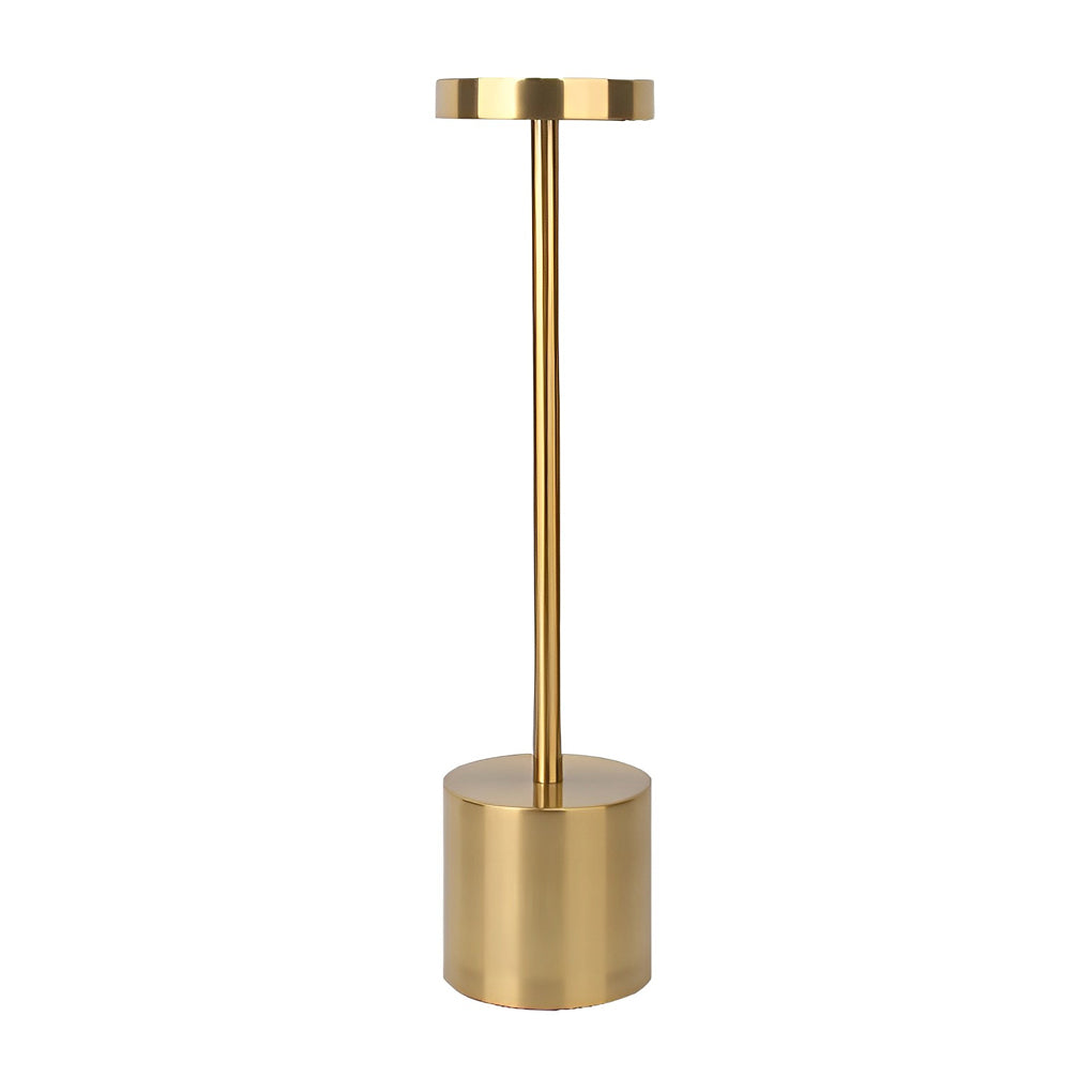 Modern Rechargeable LED Rod Table Lamp Cordless Bedside Desk Light with Touch Sensor