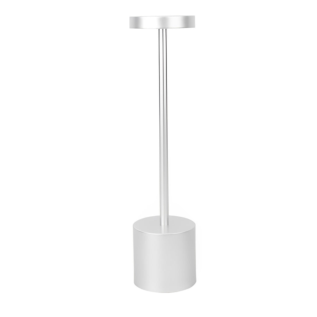 Modern Rechargeable LED Rod Table Lamp Cordless Bedside Desk Light with Touch Sensor