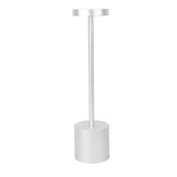 Modern Rechargeable LED Rod Table Lamp Cordless Bedside Desk Light with Touch Sensor