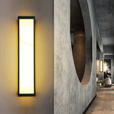 Modern Rectangle Outdoor LED Wall Sconce Waterproof Exterior Lighting for Villa and Porch