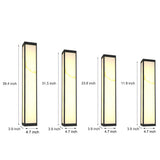 Modern Rectangle Outdoor LED Wall Sconce Waterproof Exterior Lighting for Villa and Porch