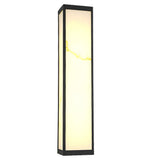 Modern Rectangle Outdoor LED Wall Sconce Waterproof Exterior Lighting for Villa and Porch
