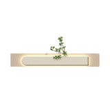 Modern Rectangular 3D Sandstone LED Wall Art Painting with Remote Control and USB Power