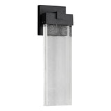 Modern Rectangular Bubble Crystal LED Outdoor Wall Sconce Waterproof Exterior Light Fixture