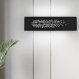 Modern Rectangular Hollow LED Wall Sconce Lighting for Bedroom and Corridors