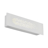 Modern Rectangular Hollow LED Wall Sconce Lighting for Bedroom and Corridors