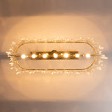 Modern Rectangular Icicle Crystal Glass Chandelier with Brass Finish for Luxury Dining Rooms