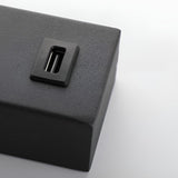 Modern Rectangular LED Wall Sconce with USB Charging Port and Manual Switch Bedside Reading Lamp