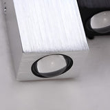 Modern Rectangular LED Wall Washer Sconce Up and Down Aluminum Wall Lamp for Hallway